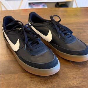 Nike Men's Black and White Sneakers 7.5